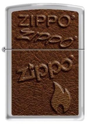 Öngyújtó Zippo Imitation Leather Logo 9834