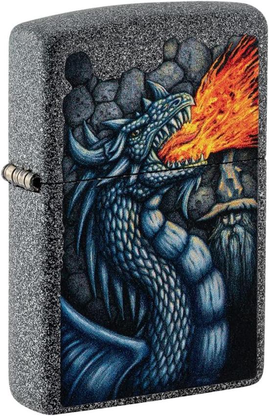 Öngyújtó Zippo Fiery Dragon Design Iron Stone 49776