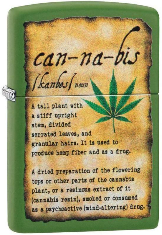 Öngyújtó Zippo Cannabis 49119