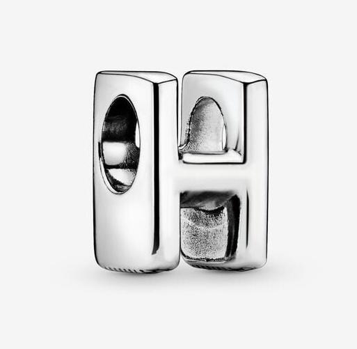 Gyöngy Letter H Alphabet Charm 797462