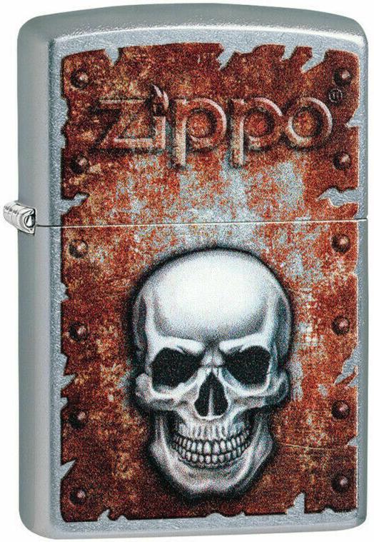 Öngyújtó Zippo Rusted Skull Design 29870