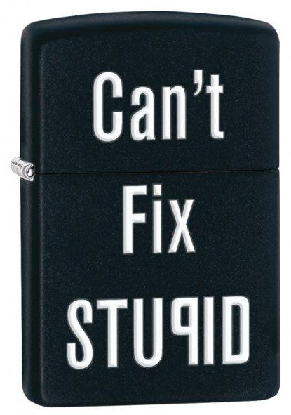 Öngyújtó Zippo Can Not Fix Stupid 28664