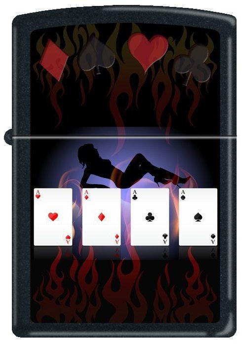 Öngyújtó Zippo Poker Lady 9805