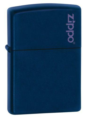 Öngyújtó Zippo Navy Blue Matte Logo Zippo 239ZL