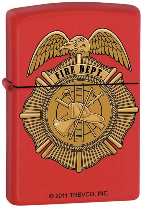 Öngyújtó Zippo Trevco Fire Dept Badge 7284