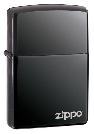 Öngyújtó Zippo Black Ice W/Logo 150ZL