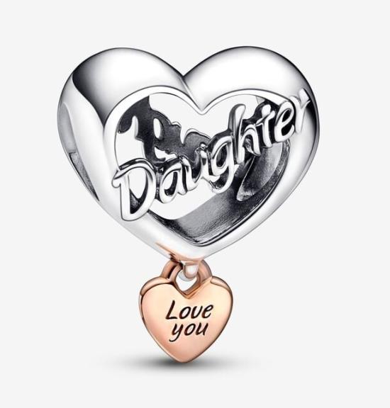 Gyöngy Pandora Love You Daughter Heart 782327C00
