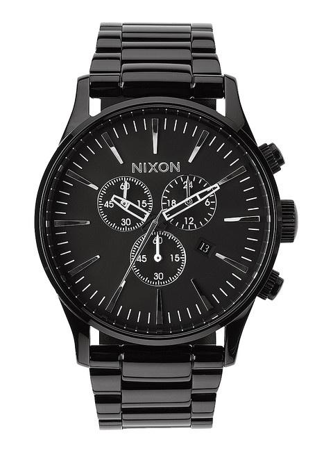 Karóra Nixon Sentry Chrono All Black A386 001