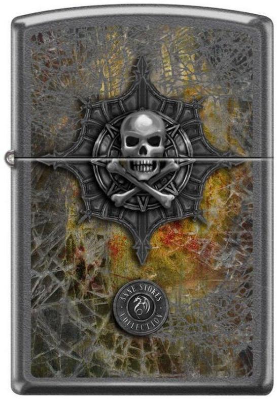 Öngyújtó Zippo 8330 Anne Stokes Skull Crossbones