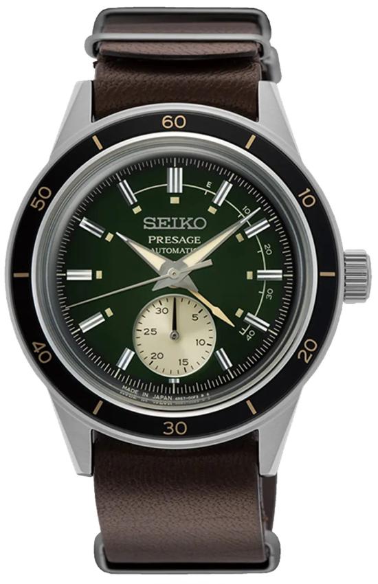 Karóra Seiko SSA451J1 Presage Automatic Style 60s Power Reserve