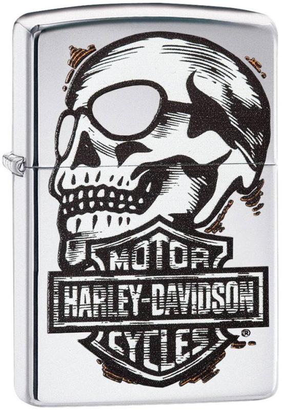 Öngyújtó Zippo Harley Davidson Skull 29281