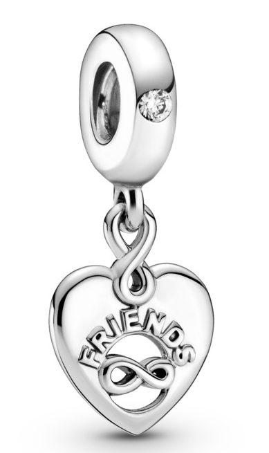 Medál Pandora Friends Forever Heart 799294C01