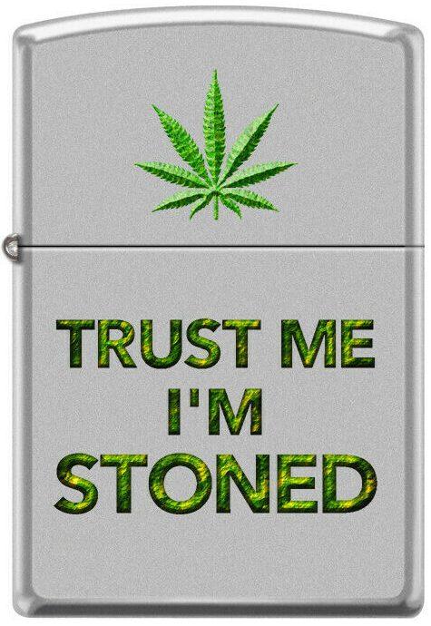 Öngyújtó Zippo Cannabis Trust Me Im Stoned 7798