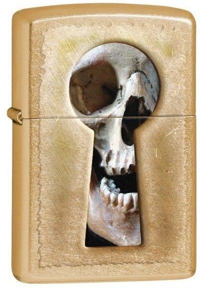 Öngyújtó Zippo Keyhole Skull 28133