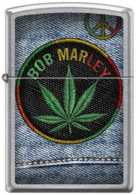 Öngyújtó Zippo Bob Marley Cannabis Leaf 7306