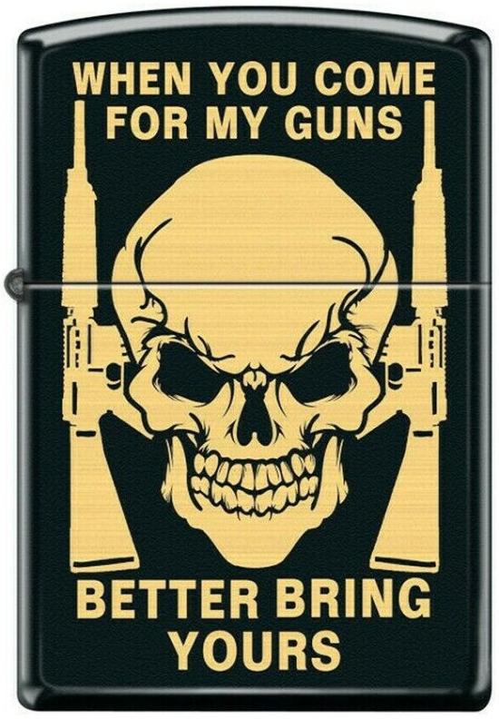 Öngyújtó Zippo When You Come For My Guns Better Bring Yours 2709