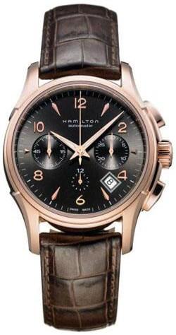 Karóra Hamilton JazzMaster Auto Chrono Pink Gold H32646595