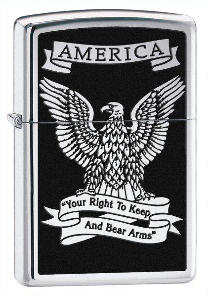 Öngyújtó Zippo Eagle - Right to Bear Arms 28290