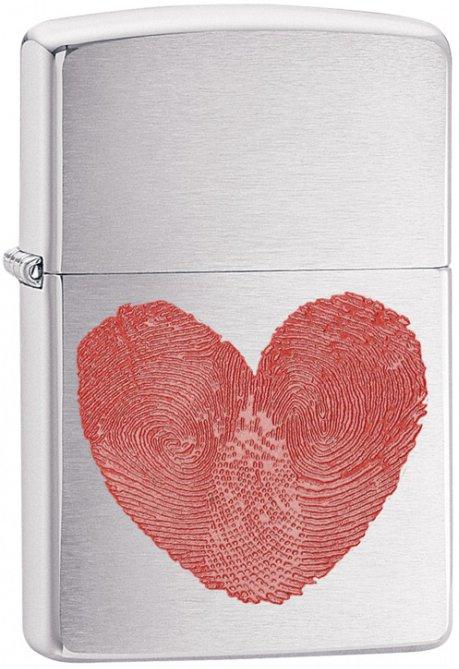 Öngyújtó Zippo Heart Thumbprints 29068