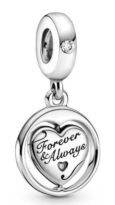 Medál Pandora Spinning Forever & Always Soulmate 799266C01