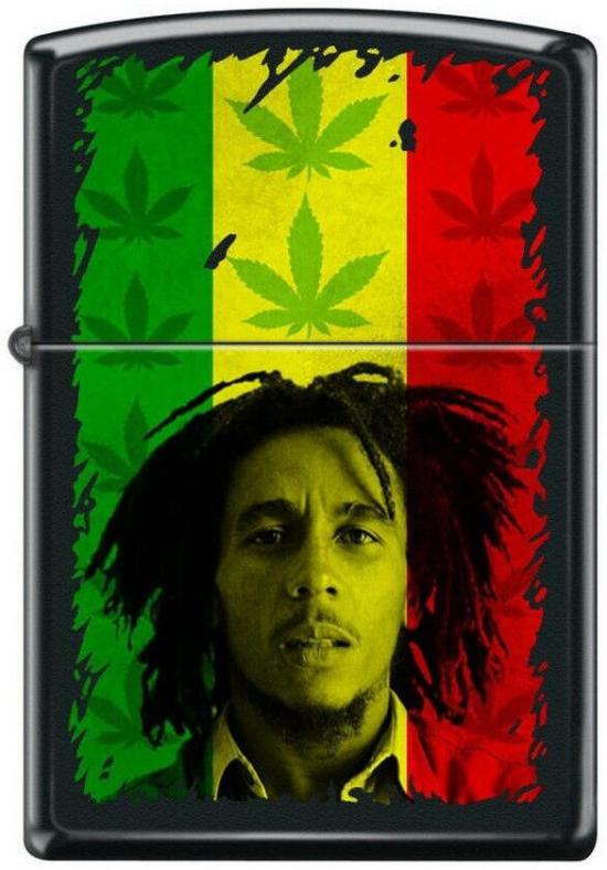 Öngyújtó Zippo Bob Marley Cannabis Leaf 7304