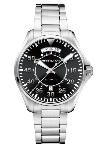 Karóra Hamilton Khaki Pilot Day Date H64615135