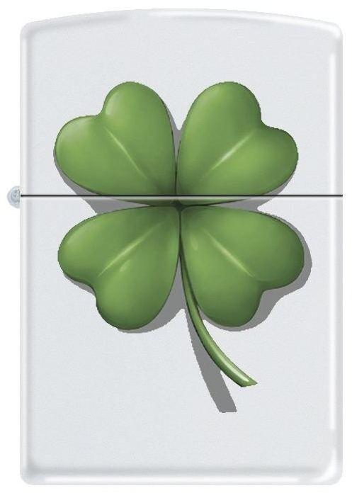 Öngyújtó Zippo BS 4 - Leaf  22789 White Matte