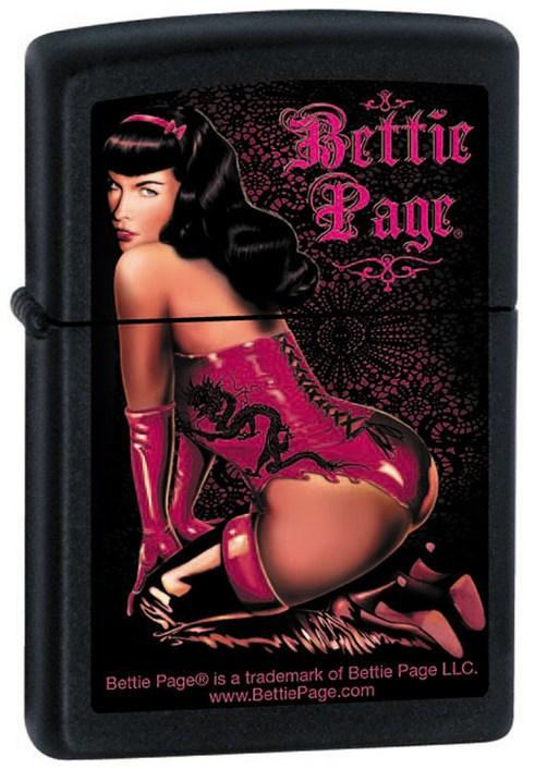 Öngyújtó Zippo Bettie Page 7272