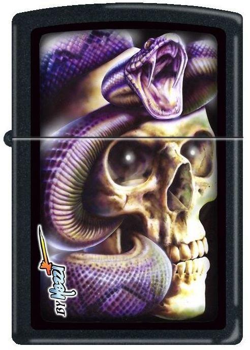 Öngyújtó Zippo Mazzi Skull Snake 26577