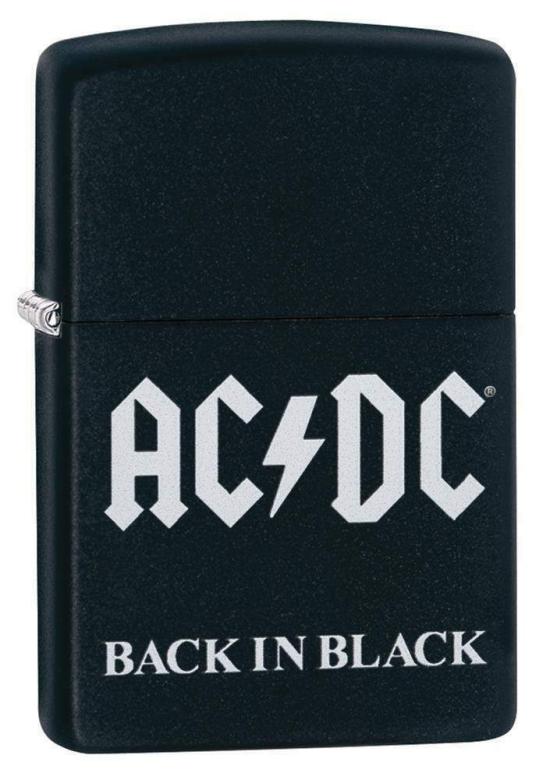 Öngyújtó Zippo AC/DC Back in Black 49015