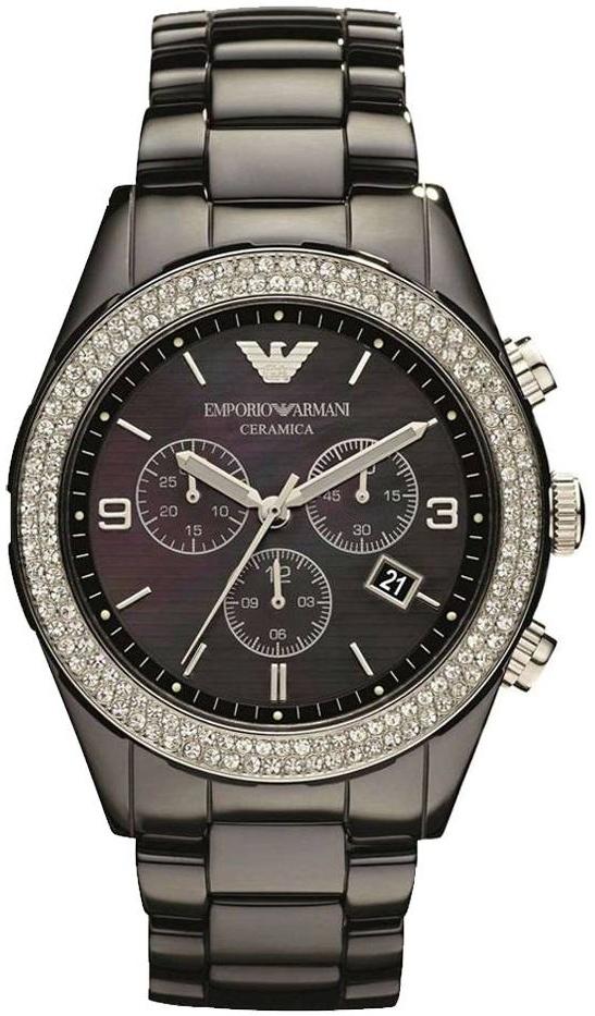 Karóra Emporio Armani AR1455 Cermamice Chronograph