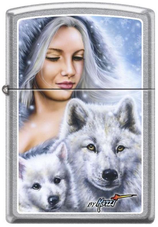 Öngyújtó Zippo 3534 Mazzi Winter Wolf