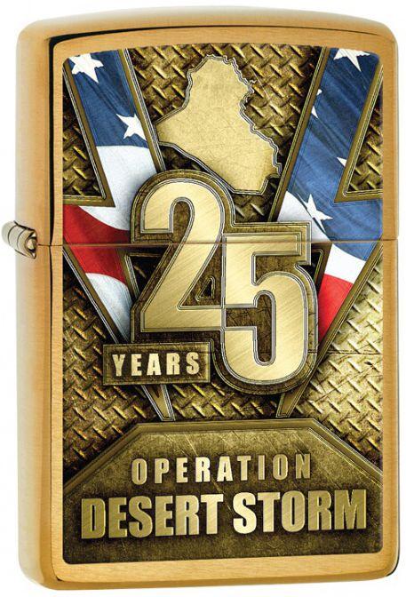 Öngyújtó Zippo 25th Anniversary Desert Storm 29177