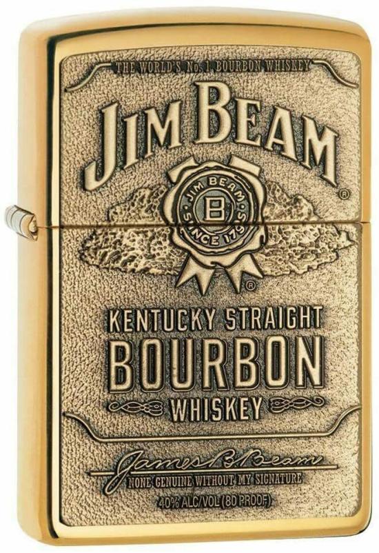 Öngyújtó Zippo Jim Beam® Brass Emblem 254BJB 929