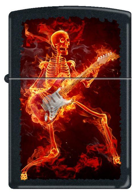 Öngyújtó Zippo Skeleton Playing Guitar 5565