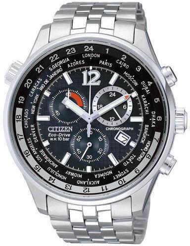 Karóra Citizen AT0360-50E Chronograph World Time