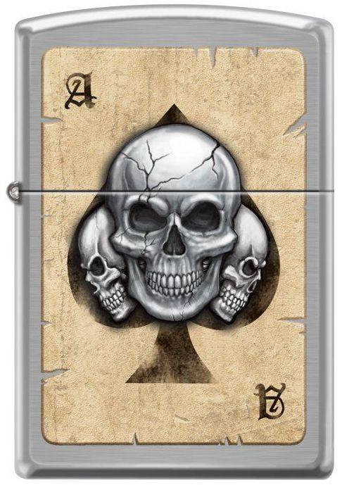 Öngyújtó Zippo Skulls Poker Card 1153