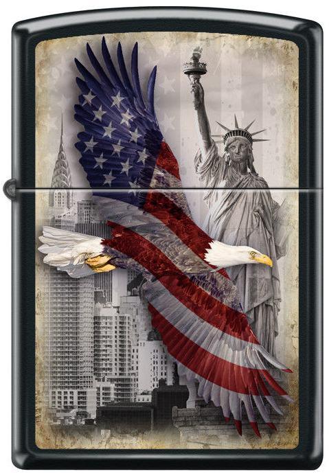 Öngyújtó Zippo Eagle Statue of Liberty 2102