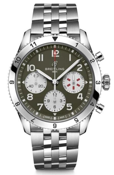Karóra Breitling Classic AVI Chronograph 42 Curtiss Warhawk A233802A1L1A1 Karóra Breitling Classic AVI Chronograph 42 Curtiss Warhawk A233802A1L1A1