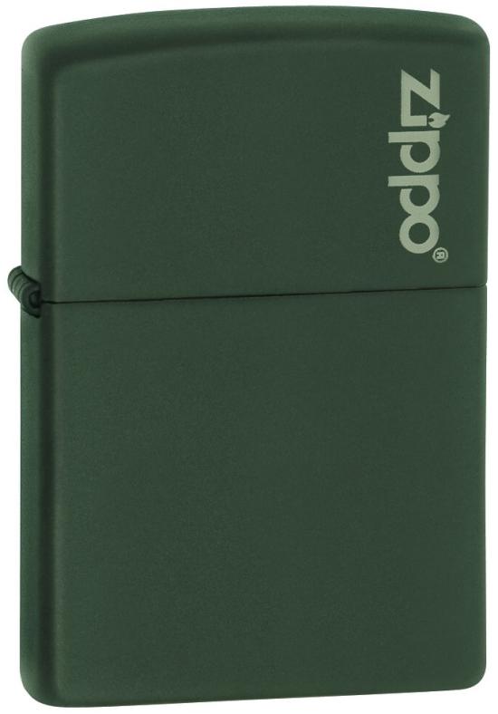 Öngyújtó Zippo Green Matte Logo Zippo 221ZL