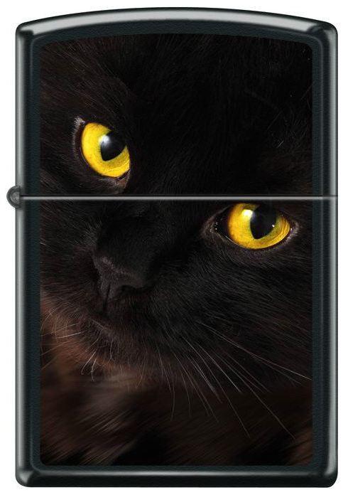 Öngyújtó Zippo Black Cat Yellow Eyes 6117