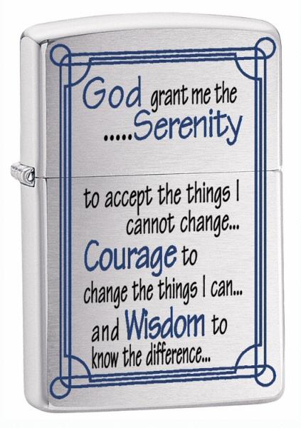 Öngyújtó Zippo Serenity Prayer 24355