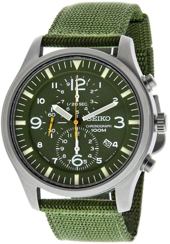 Karóra Seiko Chronograph SNDA27P1 Military