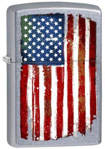 Öngyújtó Zippo Grunge American Flag 3677