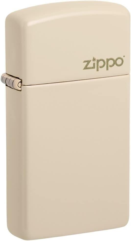 Öngyújtó Zippo Slim Flat Sand Zippo Logo 49528ZL