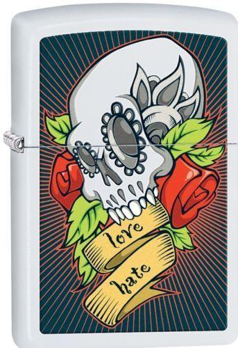 Öngyújtó Zippo Tattoo Skull 28859