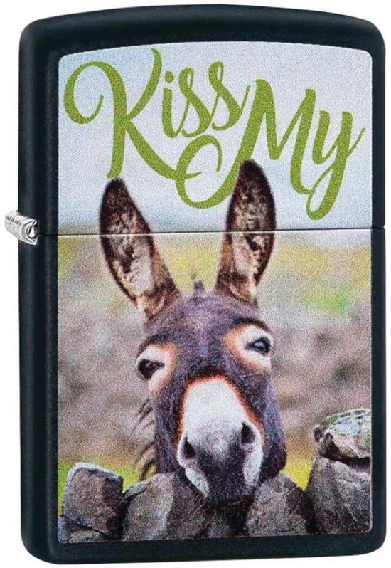 Öngyújtó Zippo Kiss My Donkey 29868