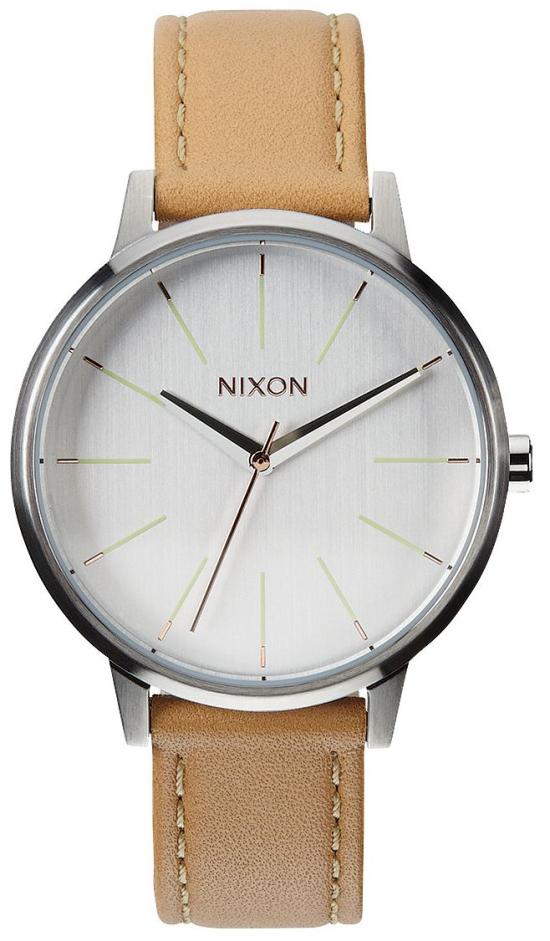 Karóra Nixon Kensington Leather Natural Silver A108 1603