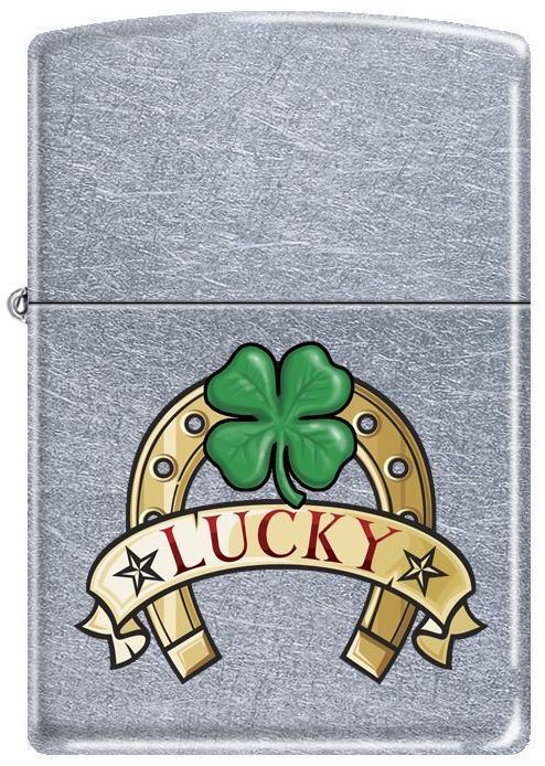 Öngyújtó Zippo Lucky Clover and Horseshoe 0219