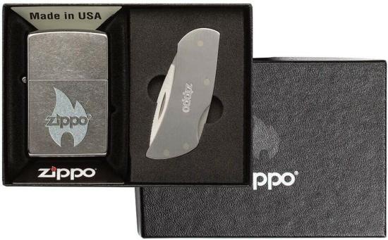 Öngyújtó Zippo And Knife Combo 49067